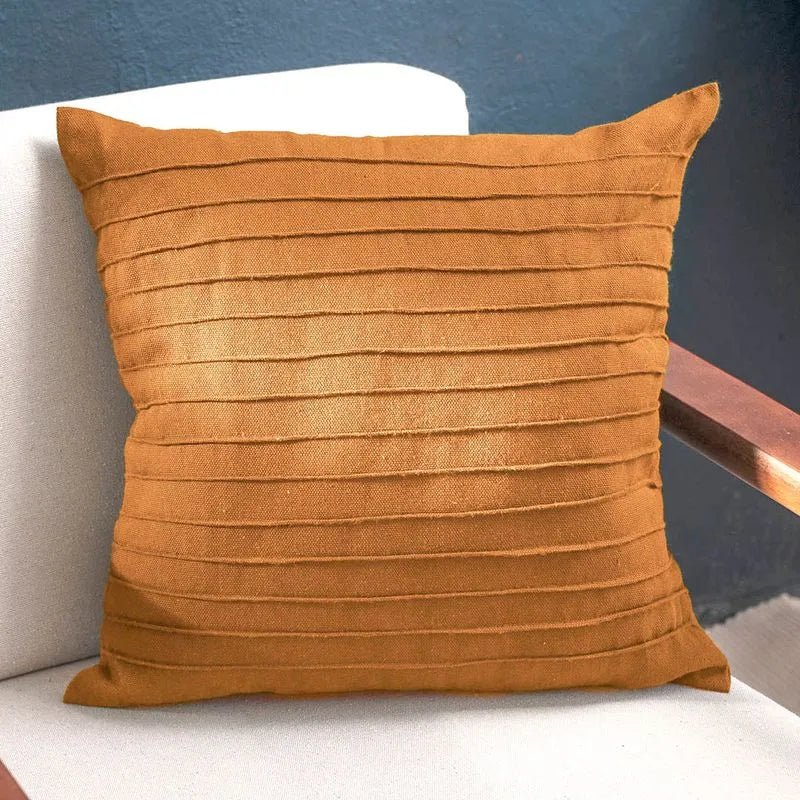 Capa de Almofada Drapeada