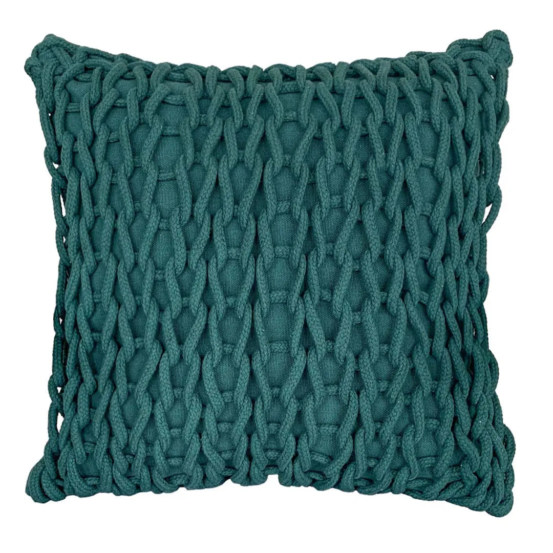 Capa de Almofada Ponto Crochê