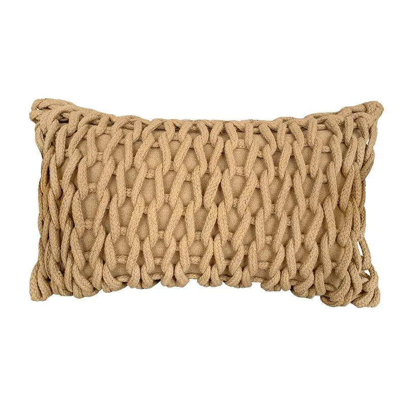 Capa de Almofada Ponto Crochê