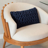 Capa de Almofada Retangular Ponto Croche