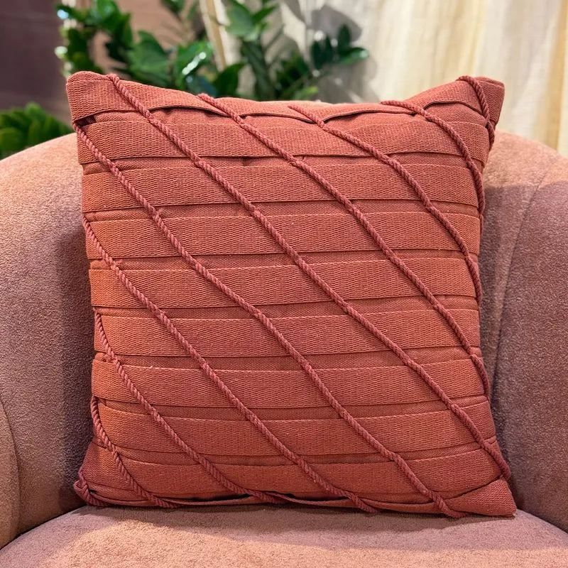 Capa de Almofada Faixa Diagonal