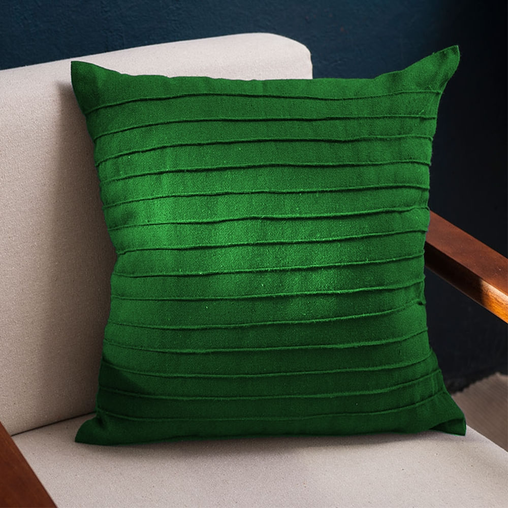 Capa de Almofada Drapeada