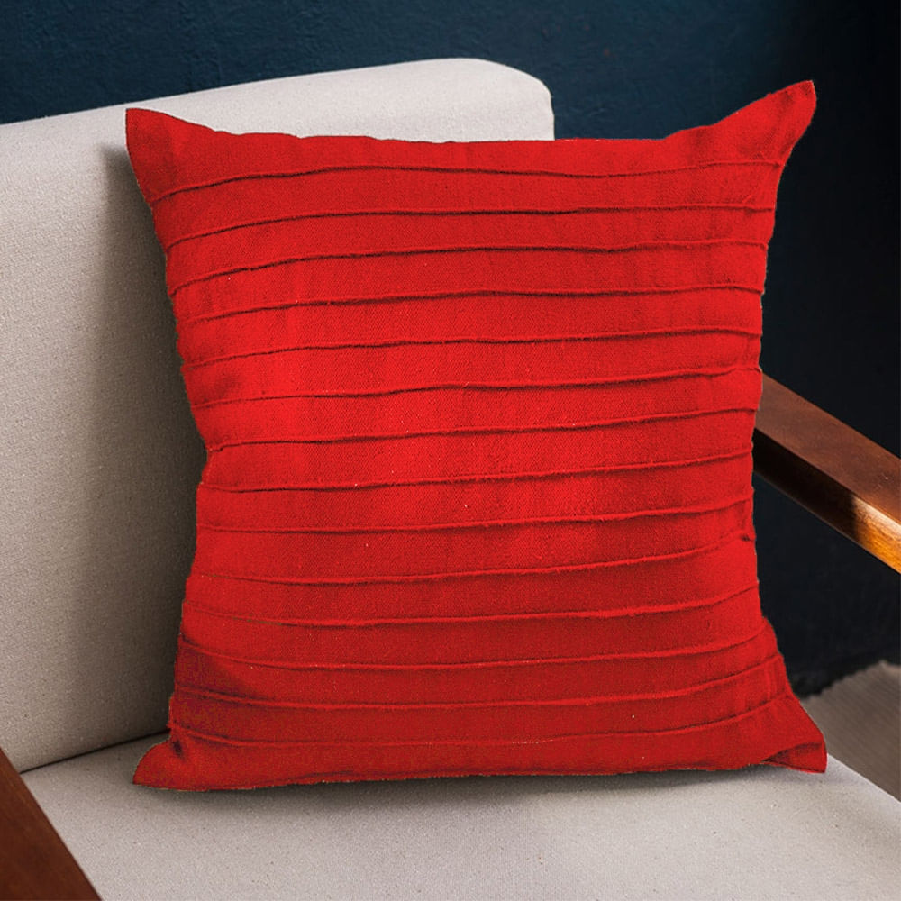 Capa de Almofada Drapeada