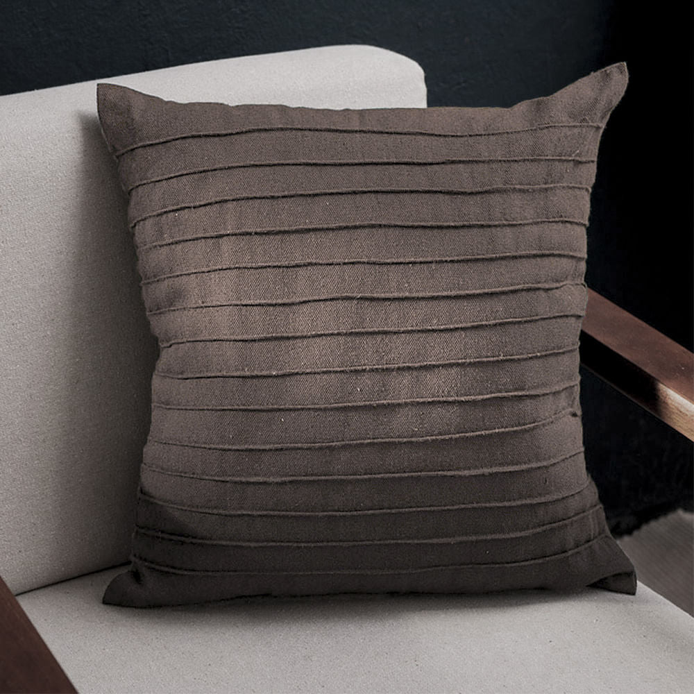 Capa de Almofada Drapeada