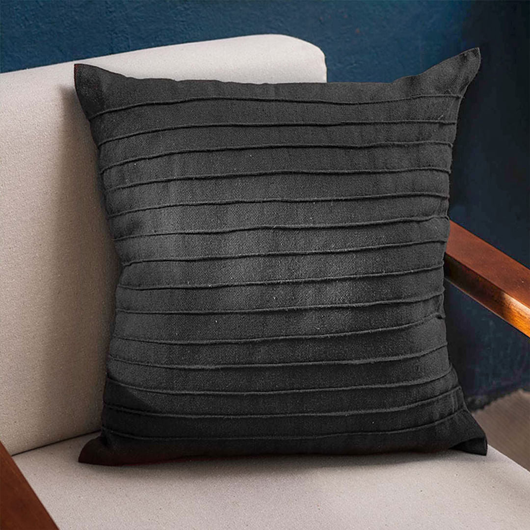 Capa de Almofada Drapeada