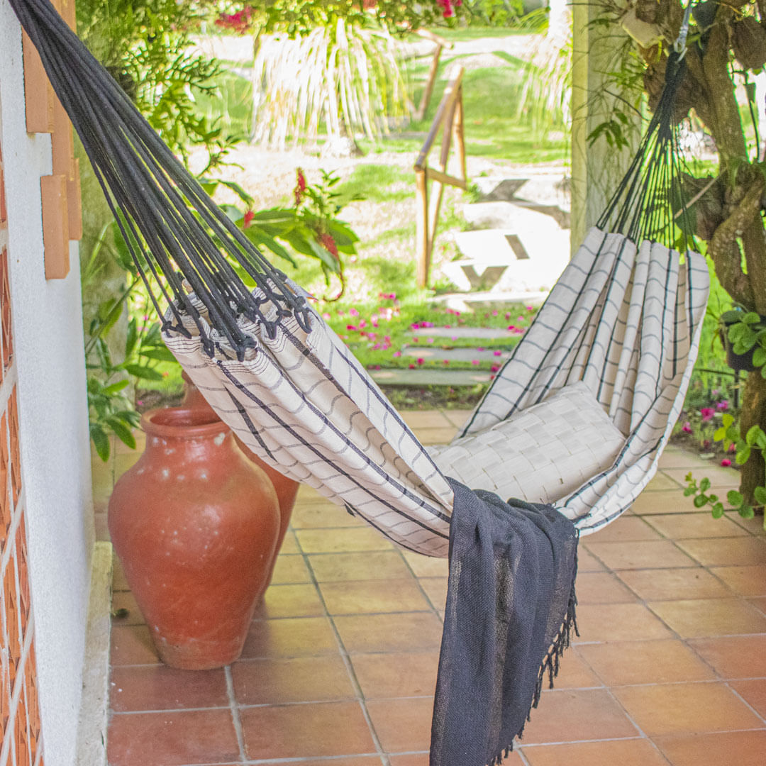 Rede de Descanso Solteiro Tambaú Casual Xadrez