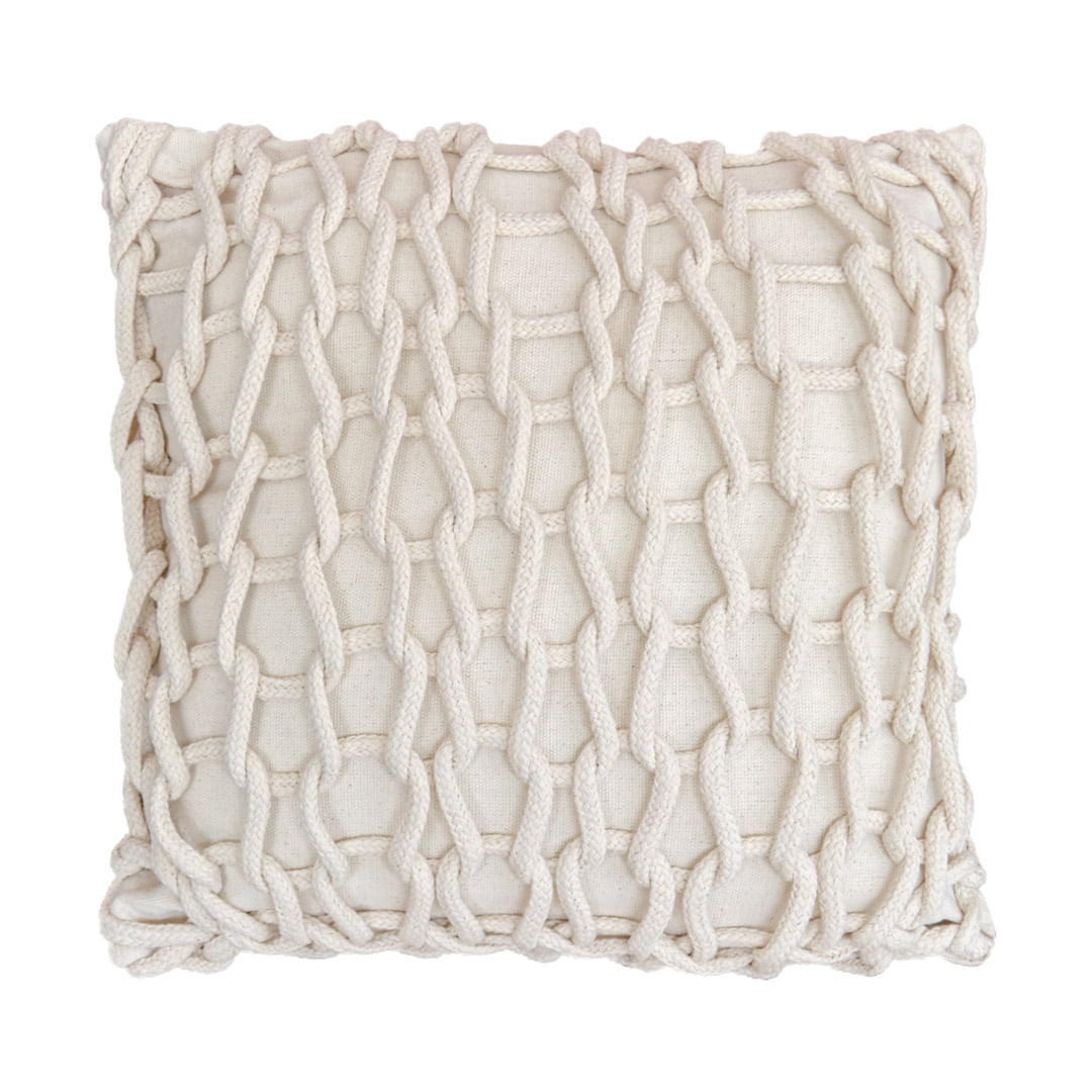 Capa de Almofada Ponto Crochê