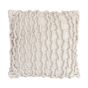 Capa de Almofada Ponto Crochê