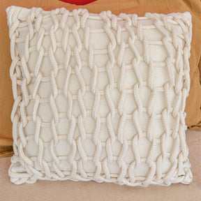 Capa de Almofada Ponto Crochê