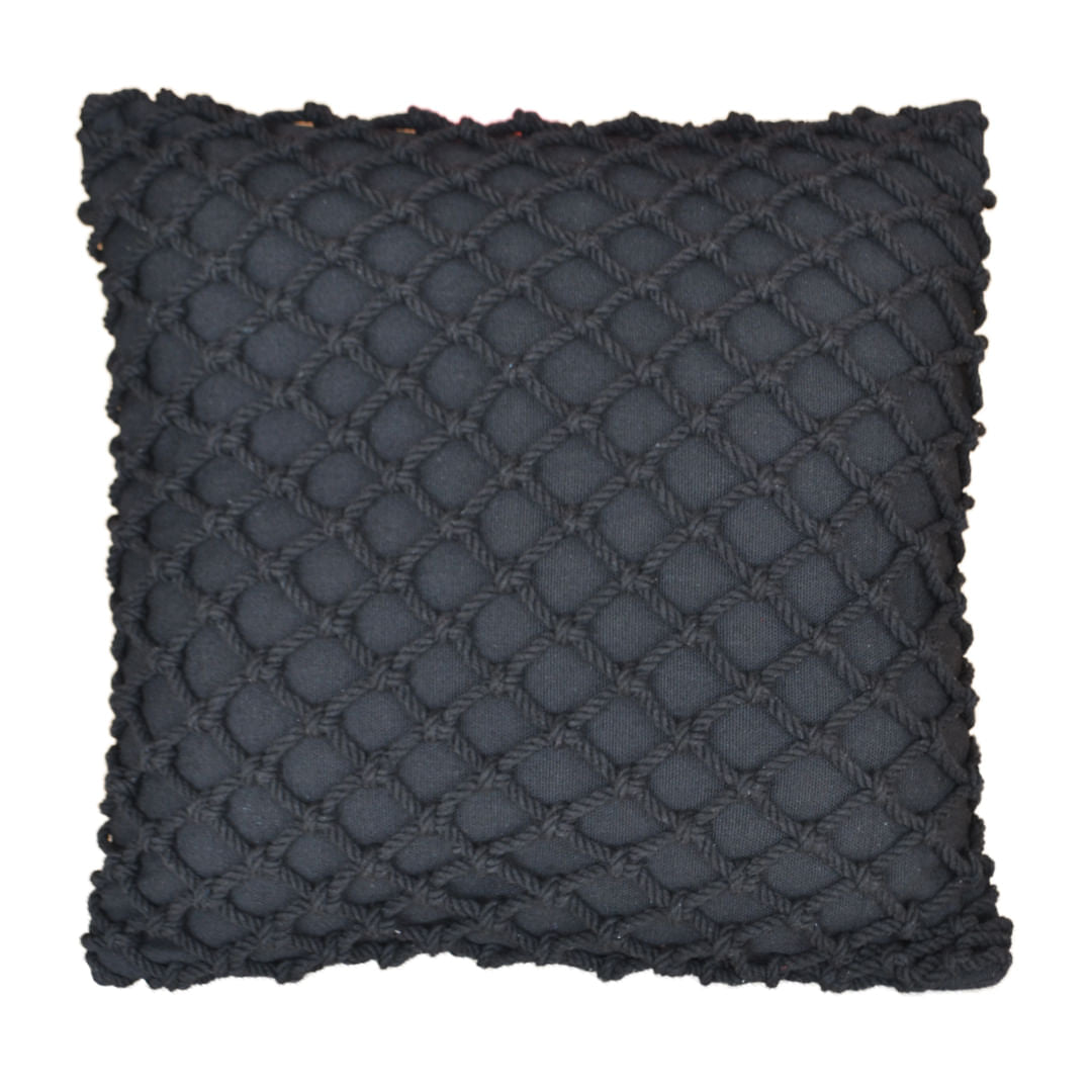 Capa de almofada Macramê com Corda