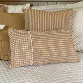 Capa  de Almofada Risca de Giz com Barra