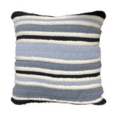 Capa  de Almofada Listras Crochê