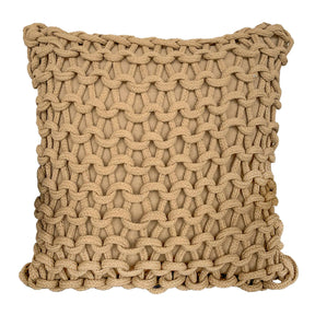 Capa de Almofada Ponto Crochê Corrente