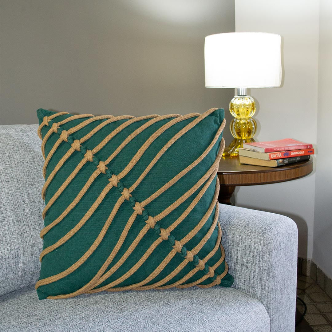 Capa de Almofada Nó Invertido