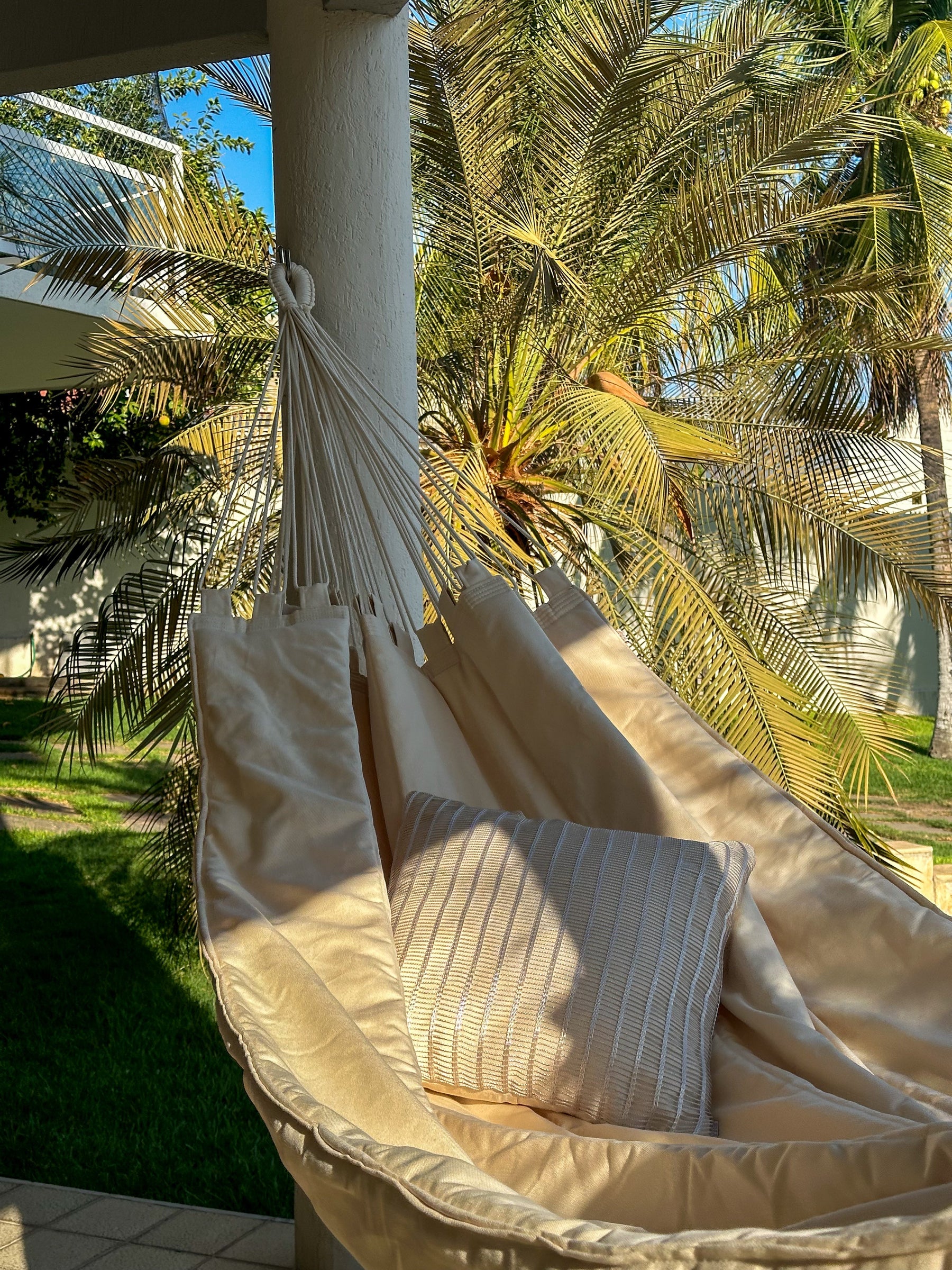 Rede de Descanso Casal Acolchoada