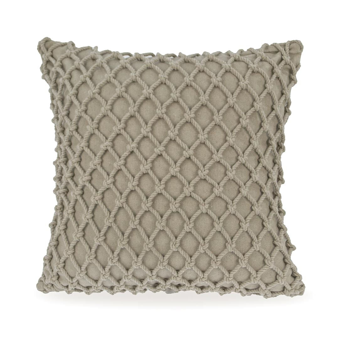 Capa de almofada Macramê com Corda