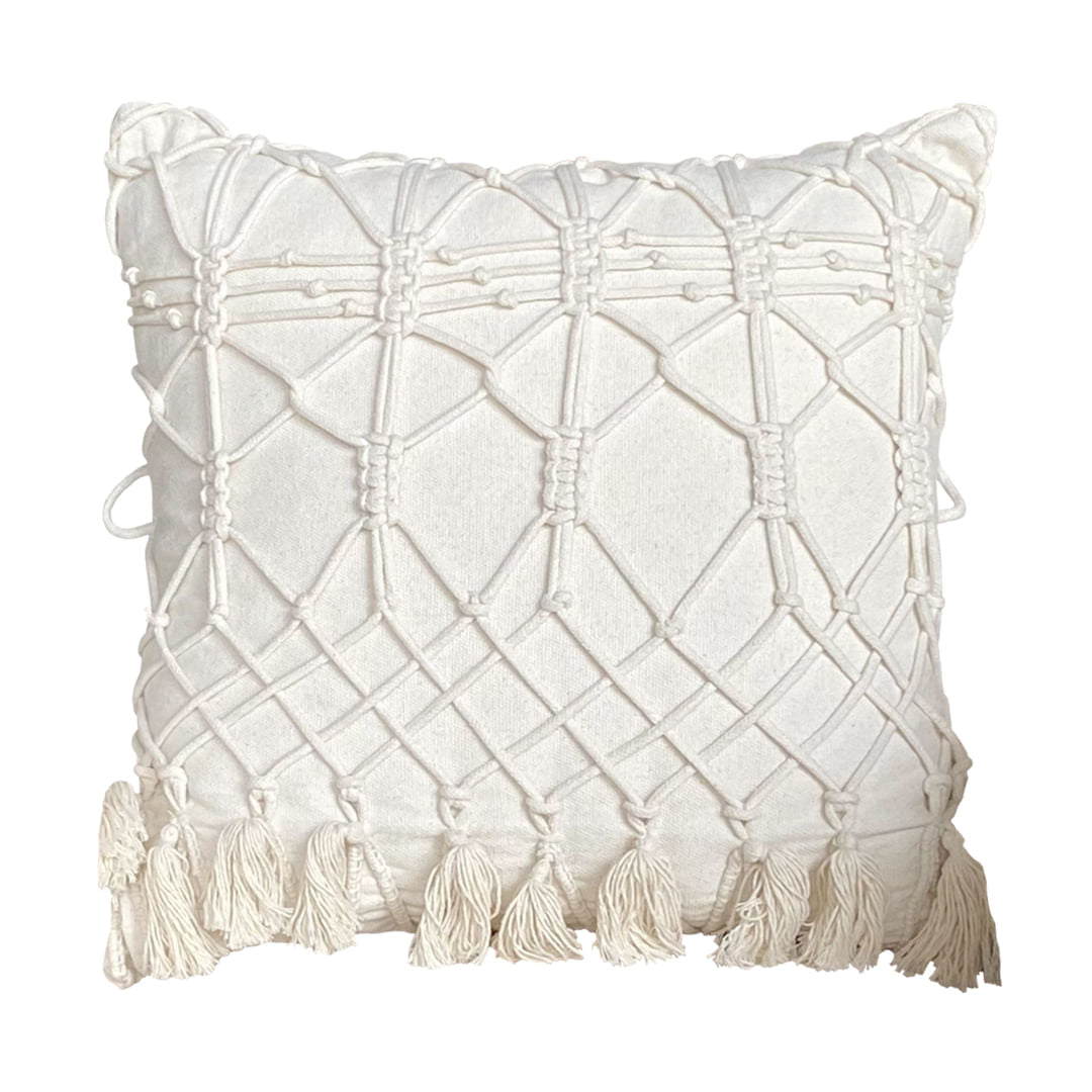 Capa de Almofada Mix Macramê