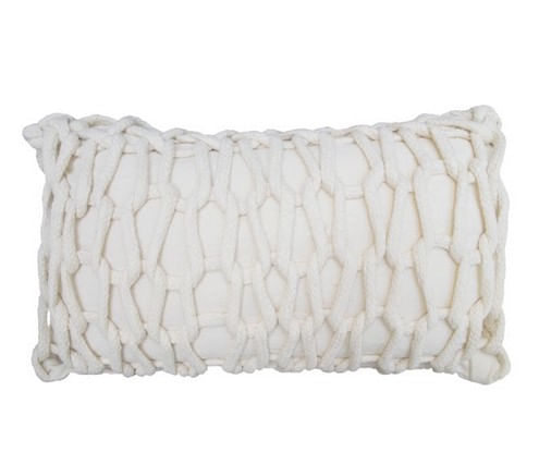 Capa de Almofada Ponto Crochê