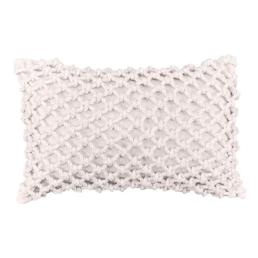 Capa de almofada Macramê com Corda